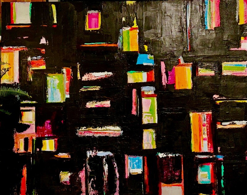 Every Window Holds a Secret — oil painting by Karin Kepler Springer